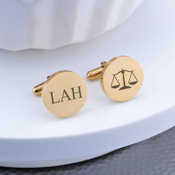 Guilty, not guilty, solicitor, barrister novelty CUFFLINKS birthday gift, presentation box Personalised ENGRAVED customized plate deals - 221g