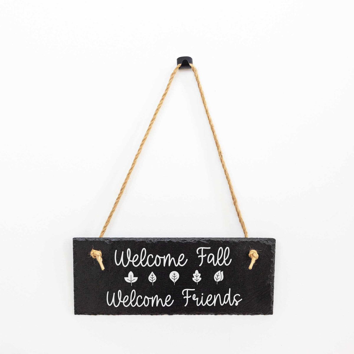 Welcome Fall Welcome Friends - Slate Sign