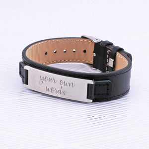 Leather Bracelet - Design Your Own