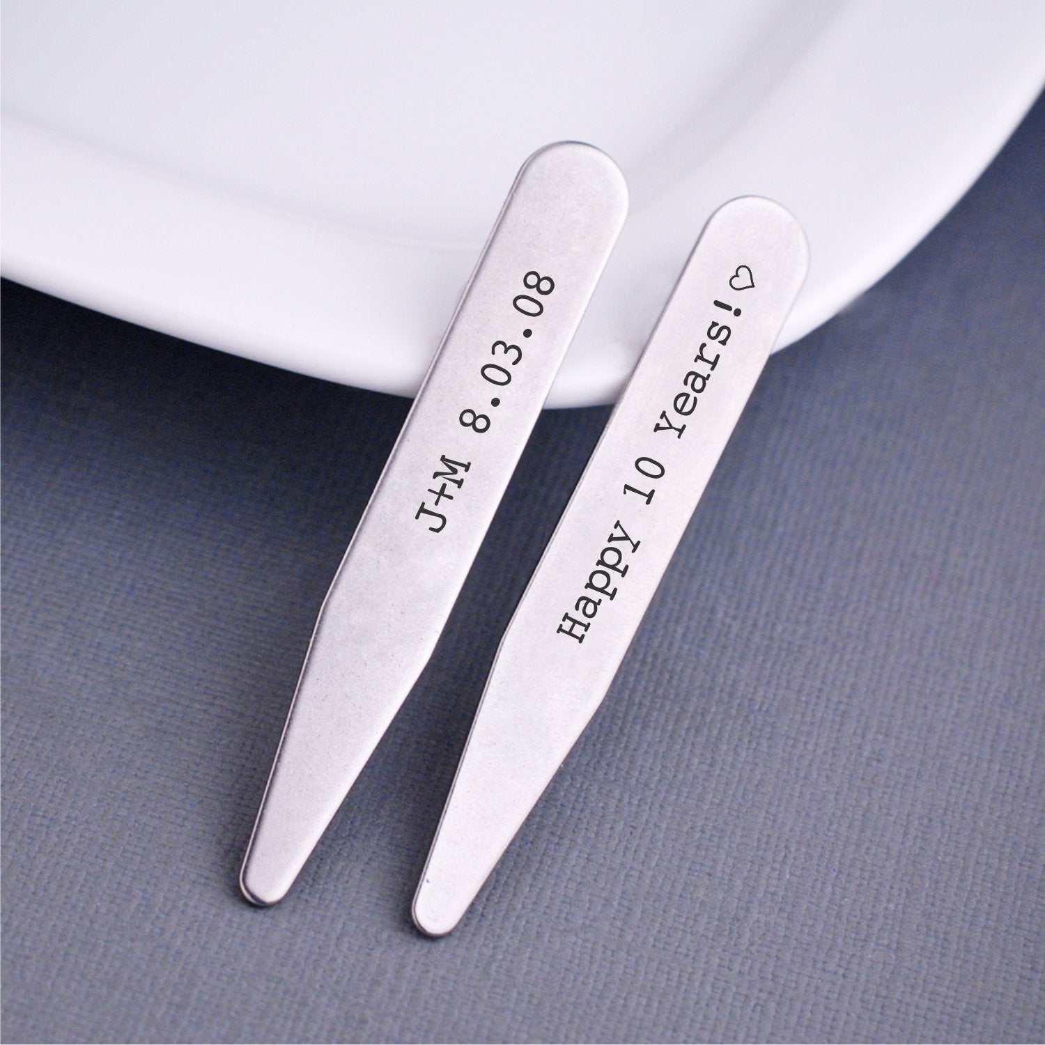 Anniversary Collar Stays – Collar Stays – Love, Georgie