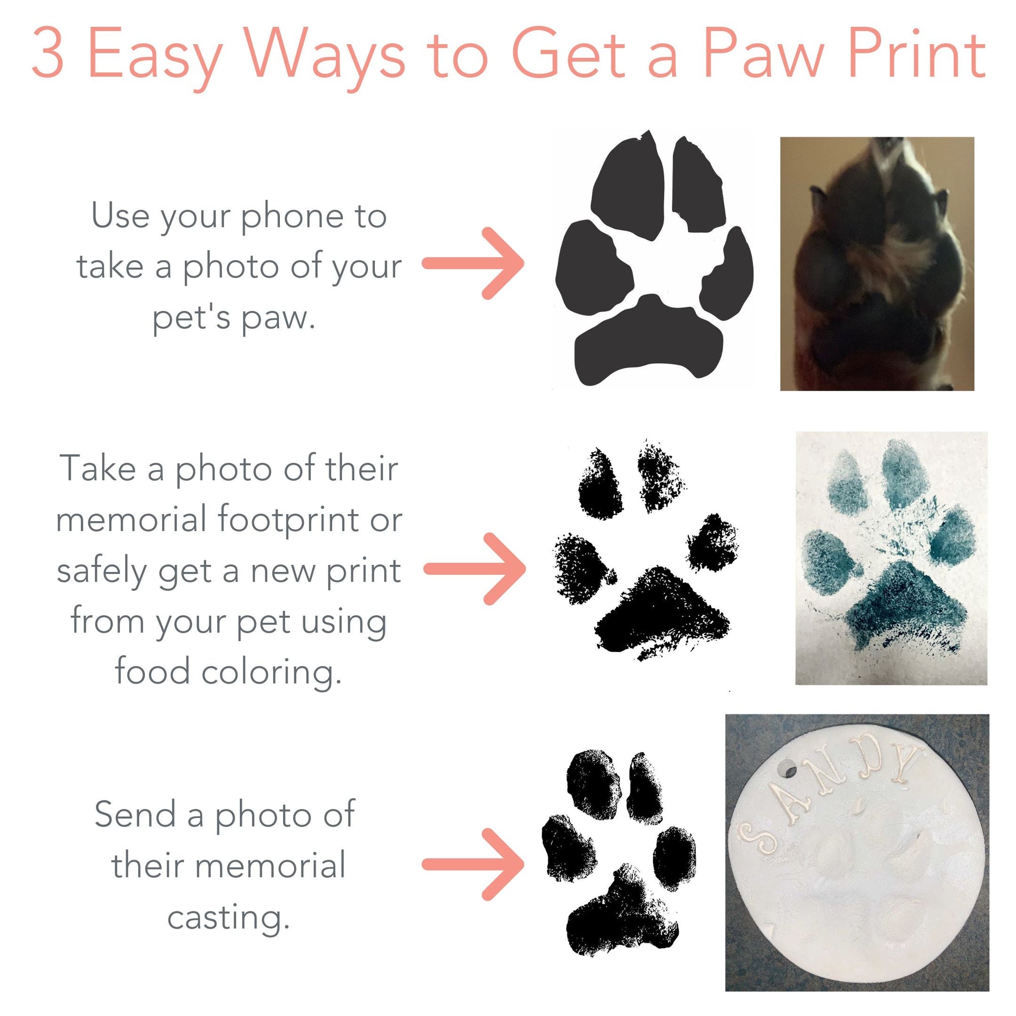 Your Pet's Paw Print Cufflinks – Cuff Links – Love, Georgie
