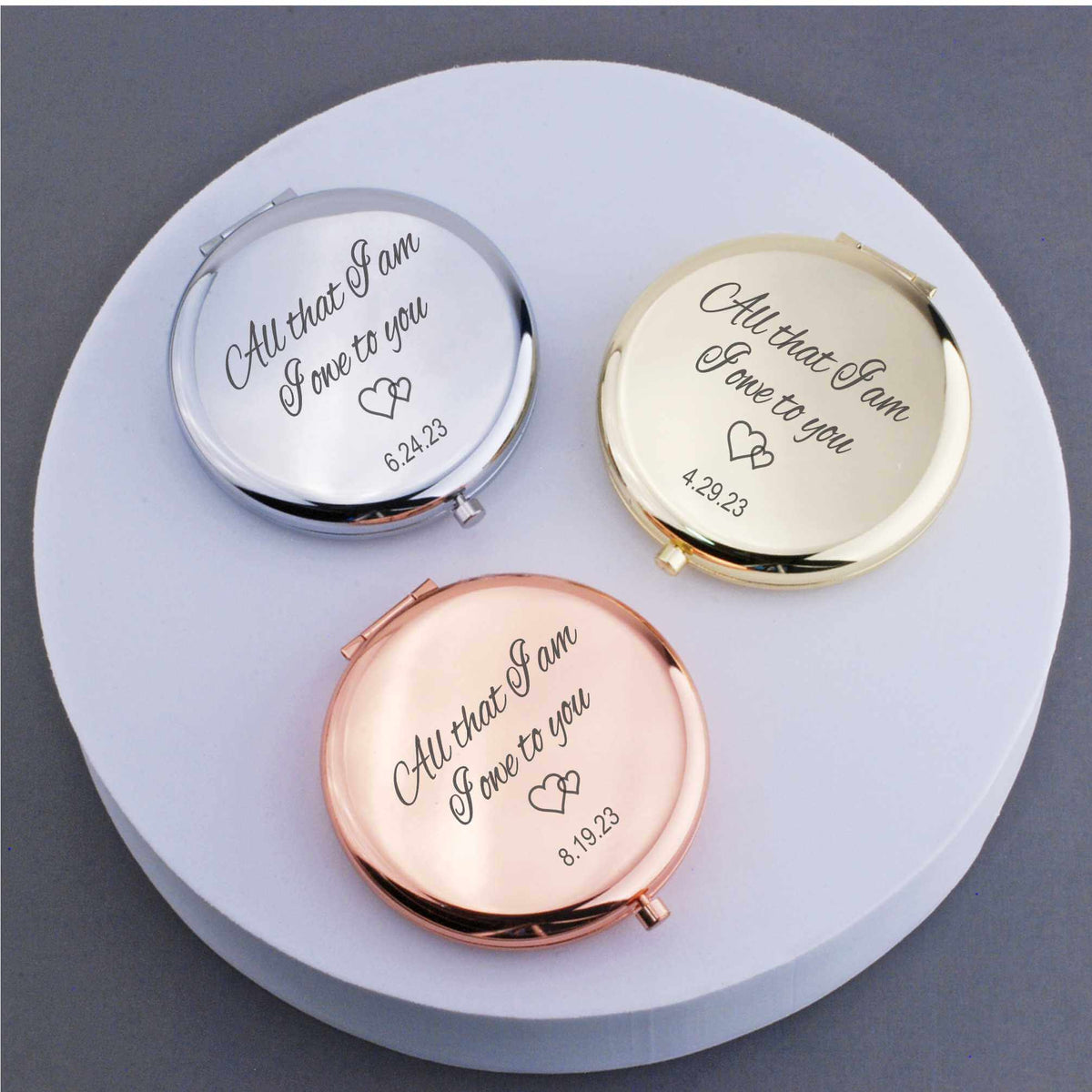 All That I Am I Owe to You - Compact Mirror