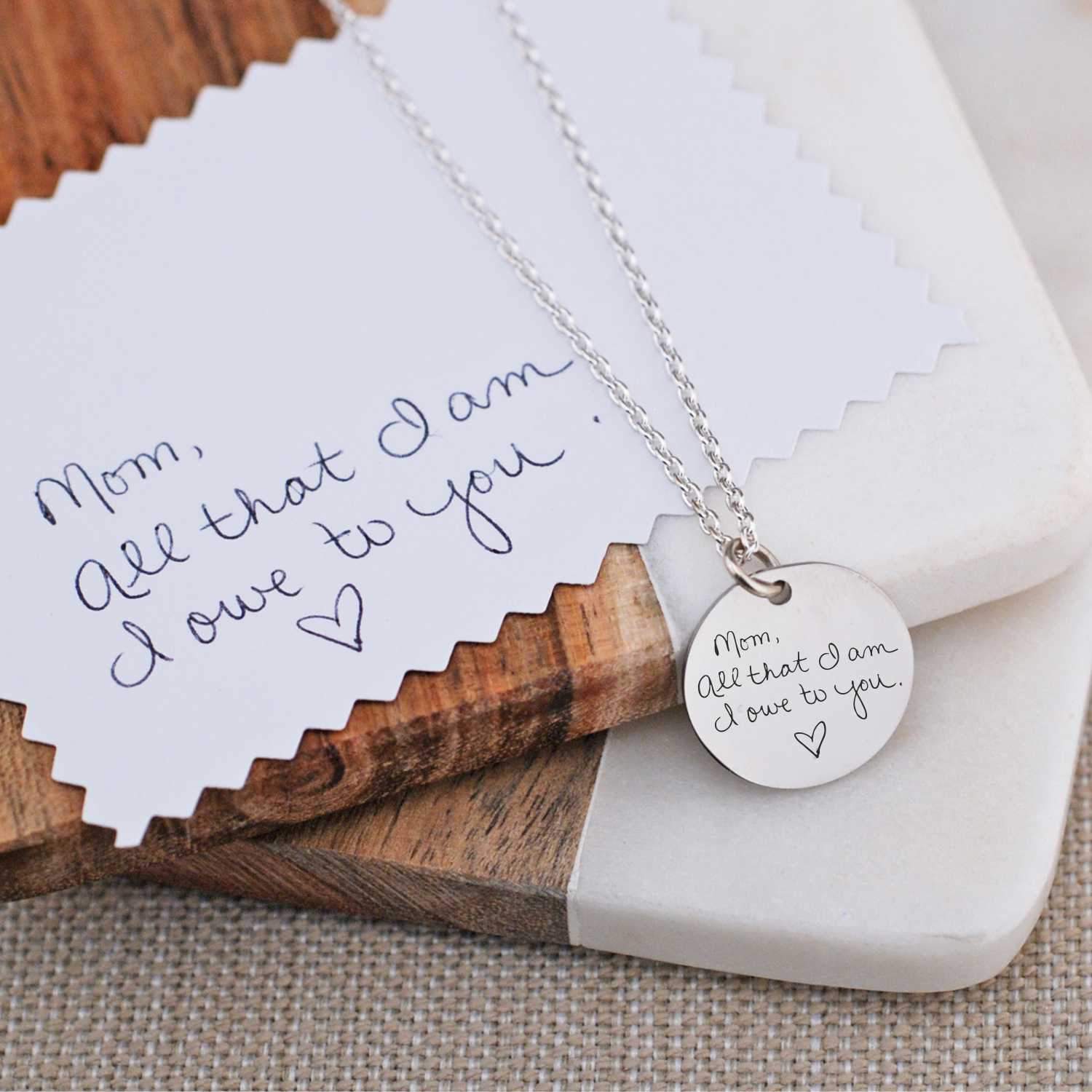 Amazon.com: Mother Son Necklace Gifts for Mom from Son, Sterling Silver  Circle Mom Necklace for Women, Mother's Day Necklaces for Mom Birthday, I  Love You Mom Necklaces : Clothing, Shoes & Jewelry