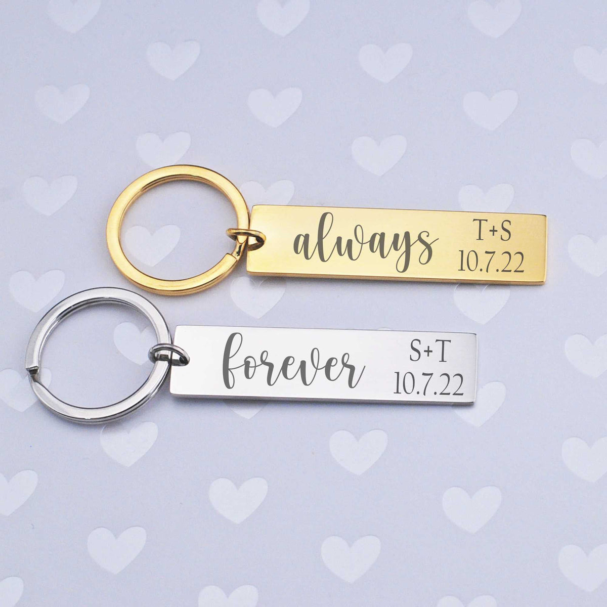 Always & Forever - Couple's Keychain Set