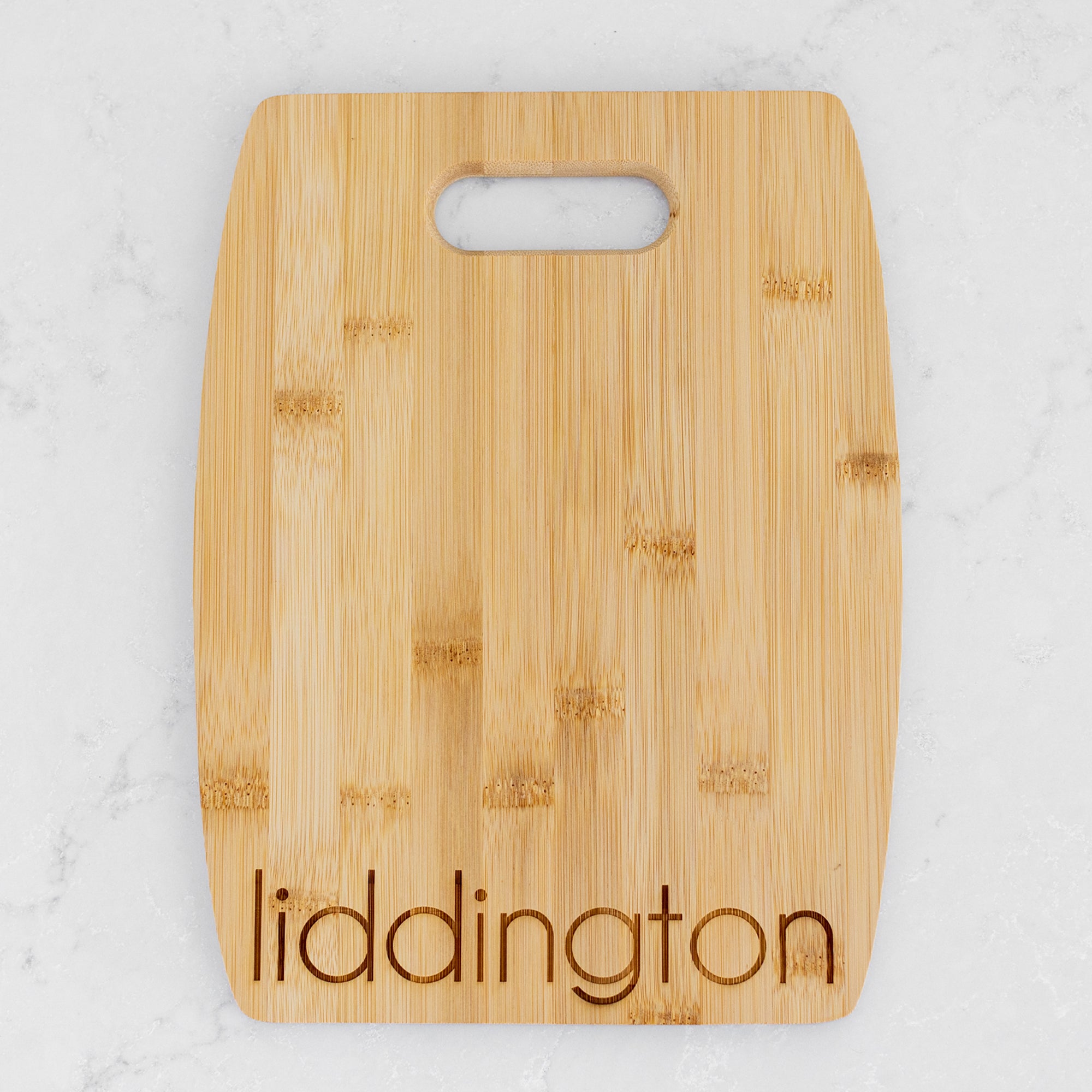 Personalized Bamboo Charcuterie Board with Name - 9 x 12 inches