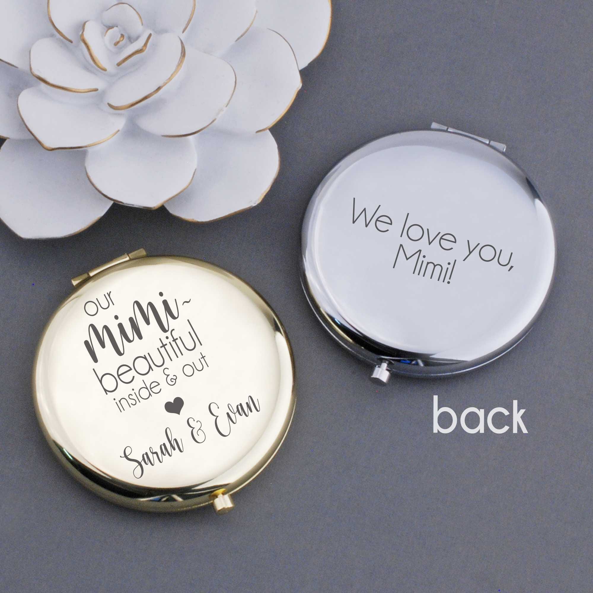 Beautiful inside out pocket mirror front