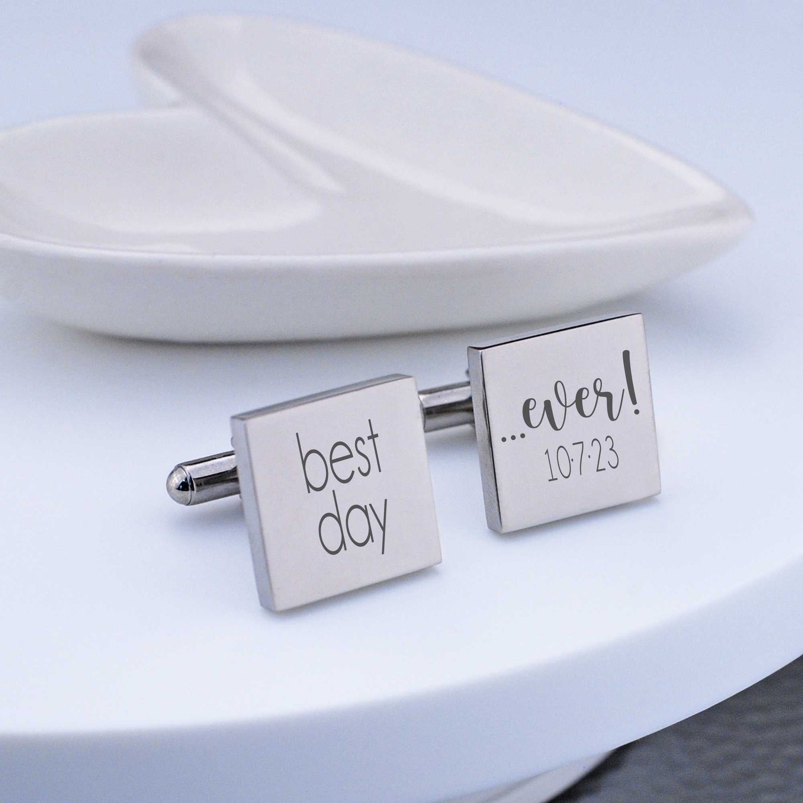 Groom Gift - Best Day Ever Cufflinks