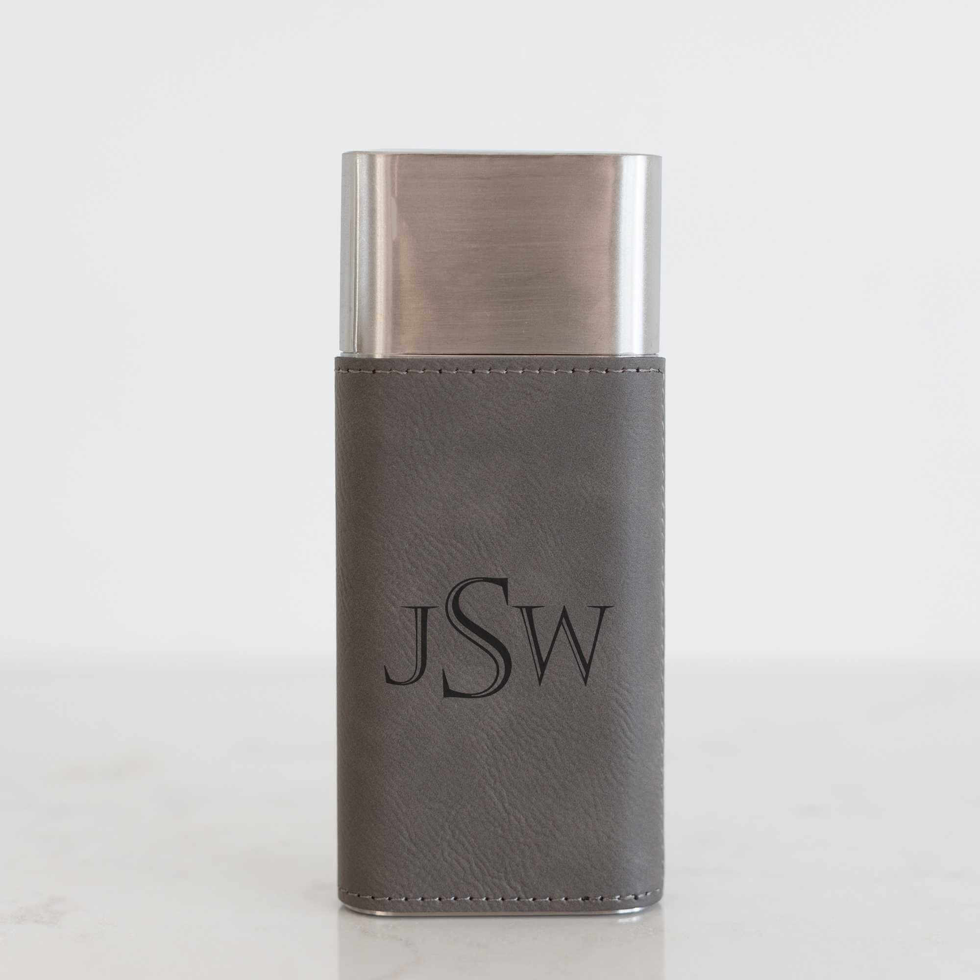 Monogrammed Cigar Case with Cutter