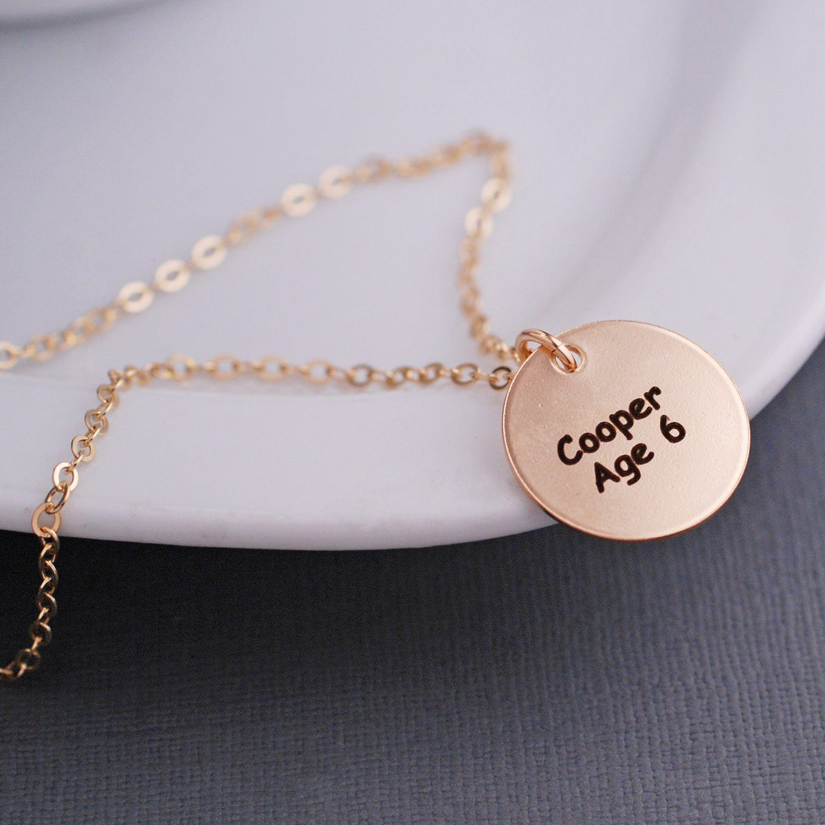 Child's Artwork 3/4 inch Necklace – Necklace – georgie designs personalized jewelry