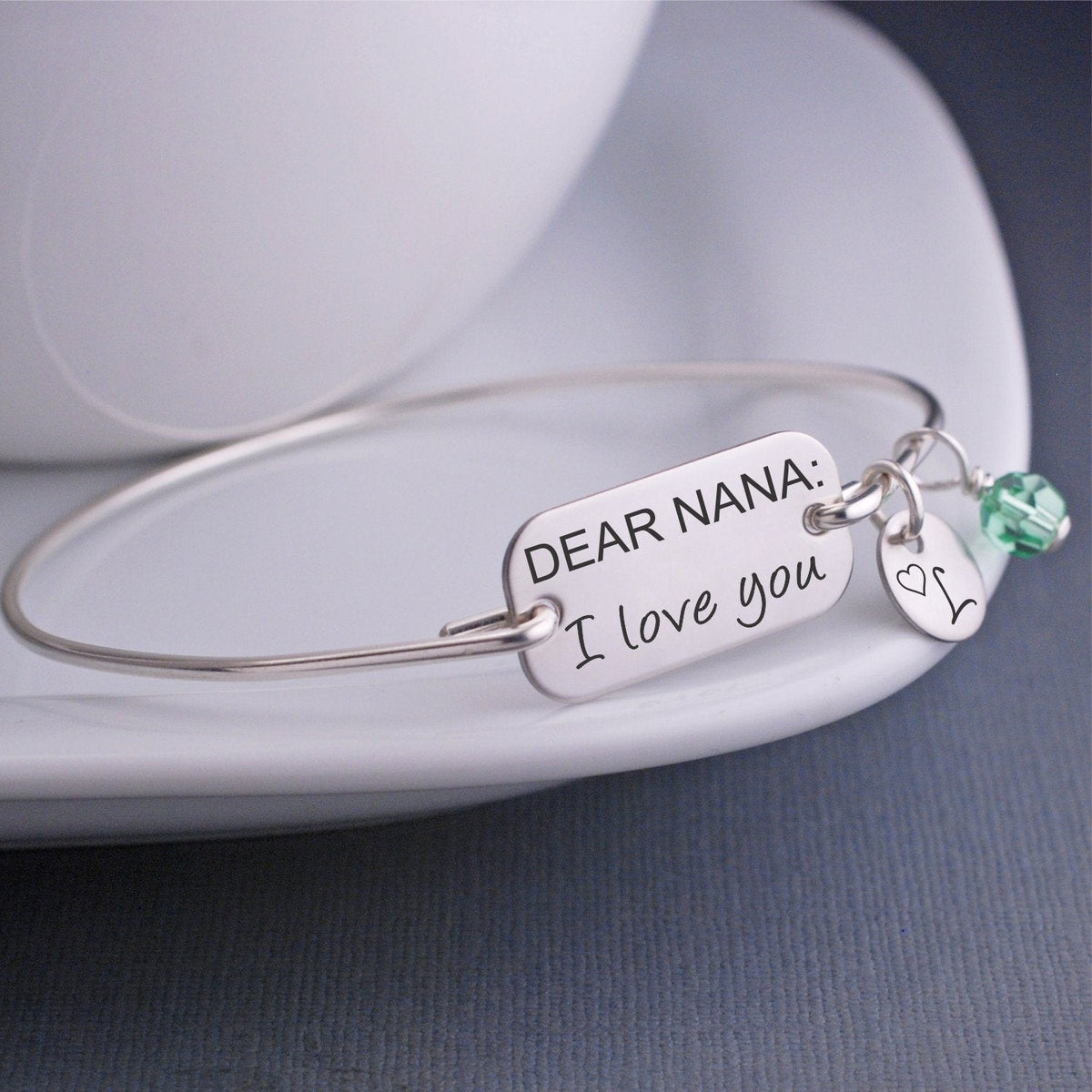 Dear Nana: I love you Bangle Bracelet – bracelet – Love, Georgie