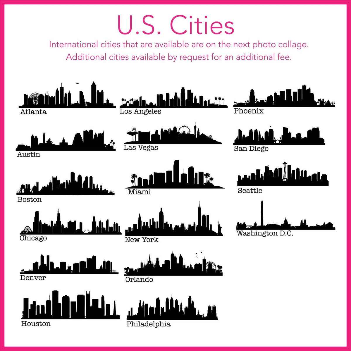 Custom City Skyline Keychain – Keychain – Love, Georgie