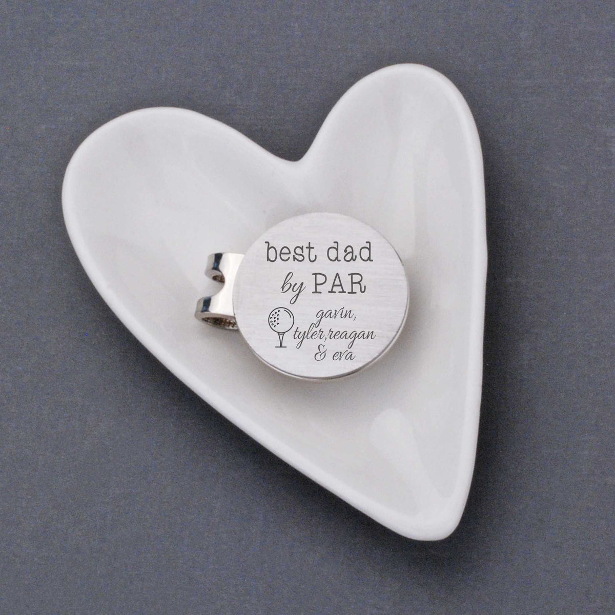 Best Dad By Par - Golf Ball Marker – Golf Ball Markers – Love, Georgie