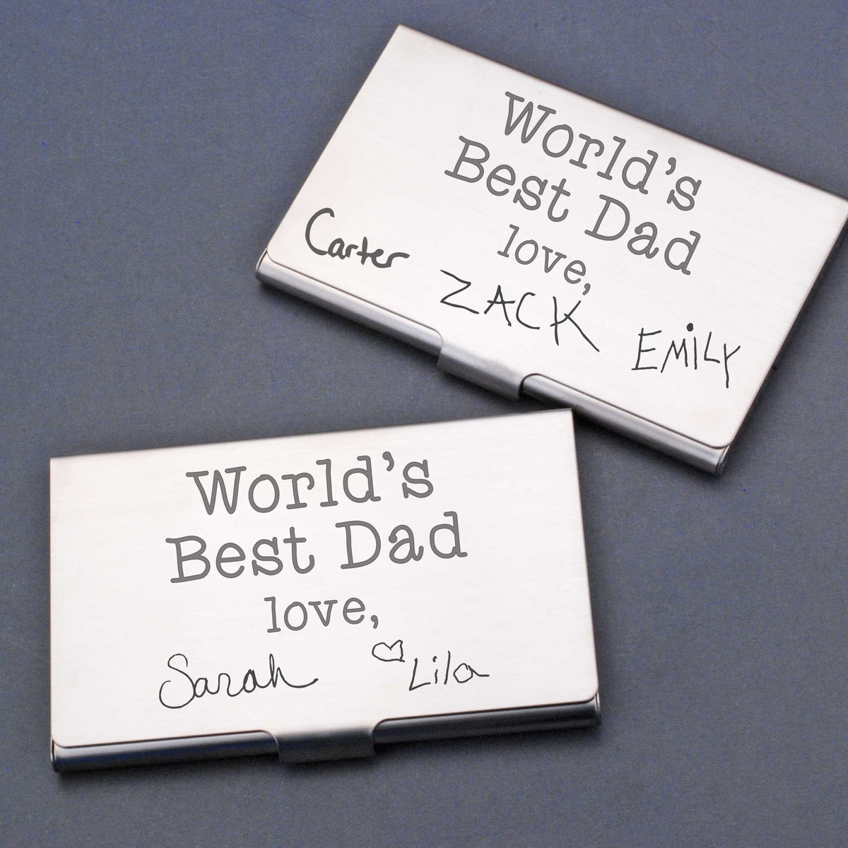 World's Best Dad Business Card Case – Business Card Cases – Love, Georgie