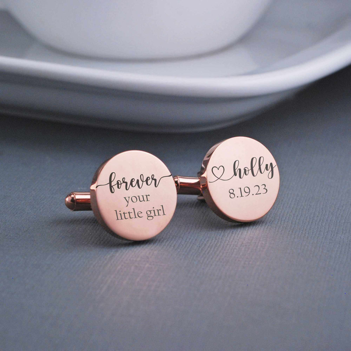 Forever Your Little Girl - Father of Bride Cufflinks