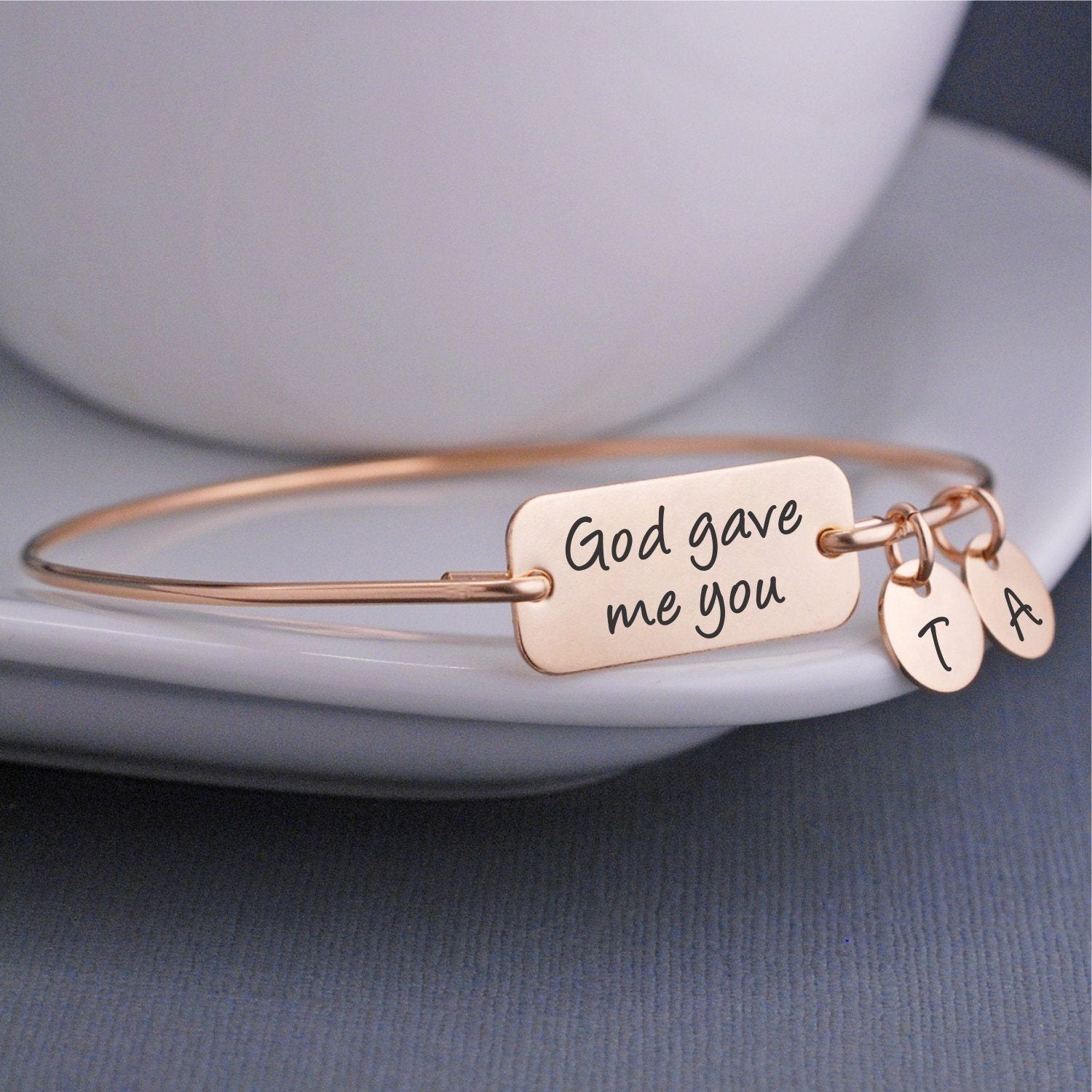 God Gave Me You Bangle Bracelet – bracelet – Love, Georgie