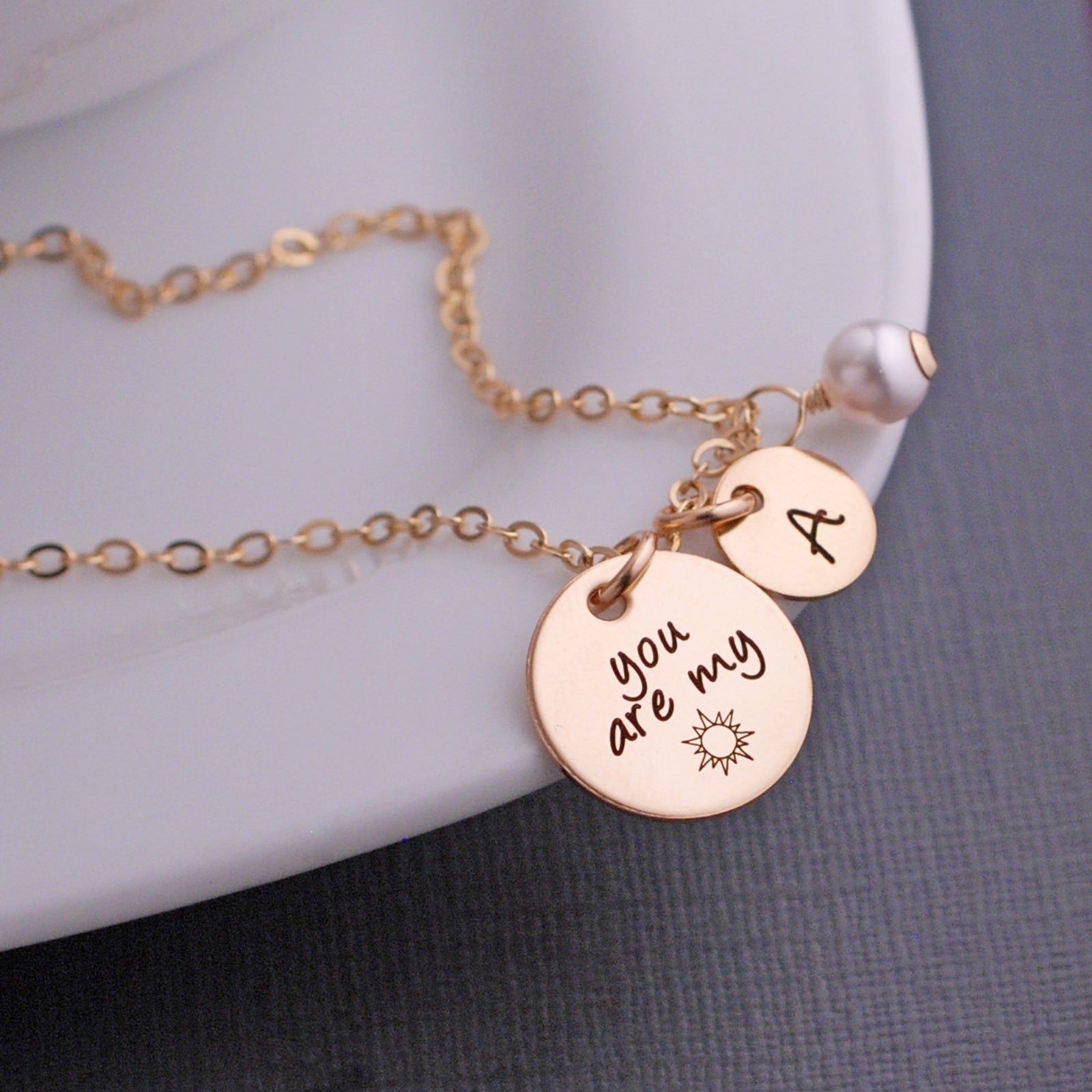 You Are My Sunshine Necklace – Necklace – georgiedesigns