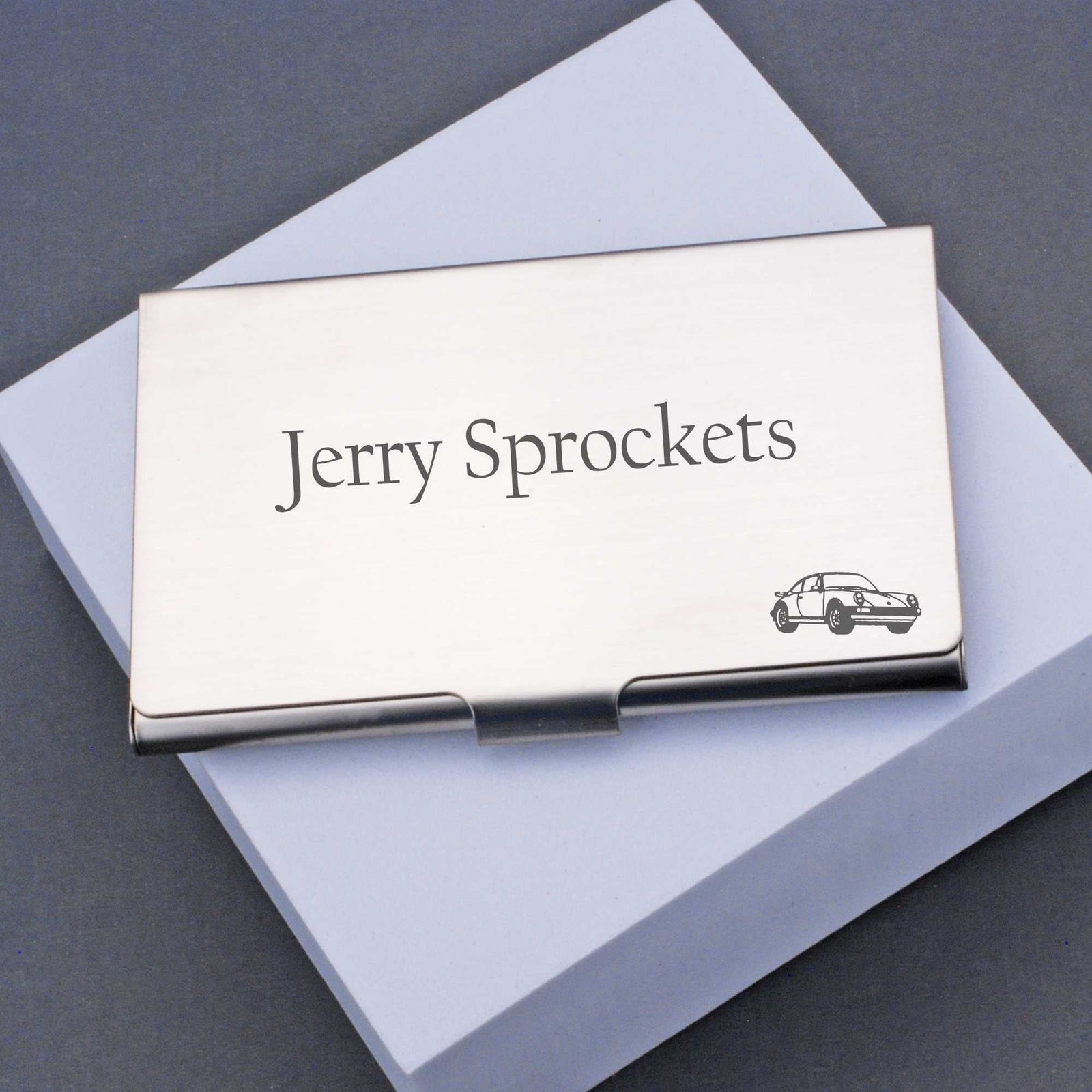 Custom Business Card Case for Car Salesperson – Business Card Cases – Love, Georgie