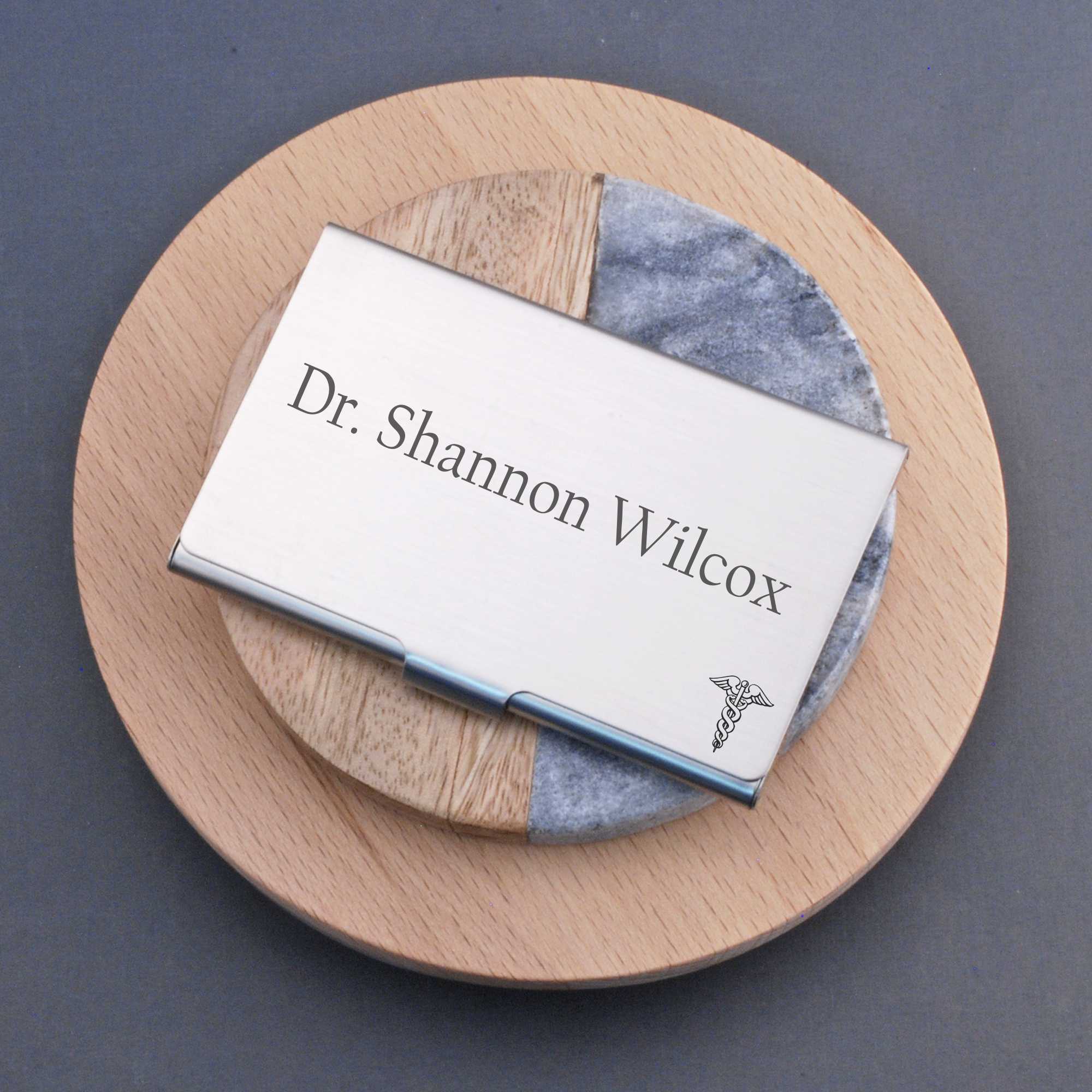 Custom Business Card Case for Doctor Custom Business Card Case for Doctor
