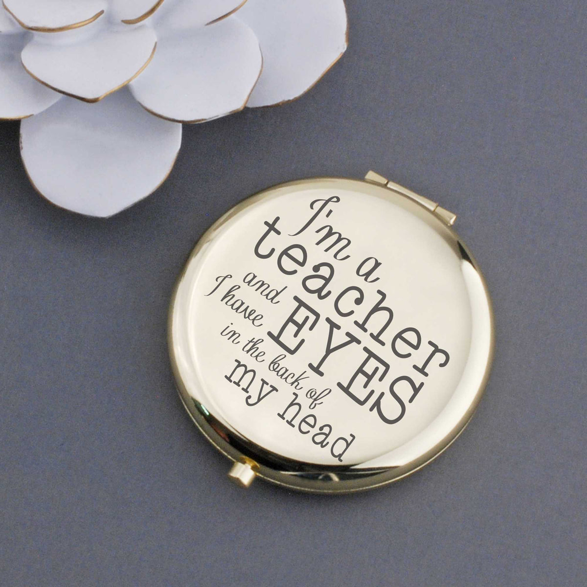 Teacher Pocket Mirror - Eyes on the Back of My Head – Pocket Mirror – Love, Georgie