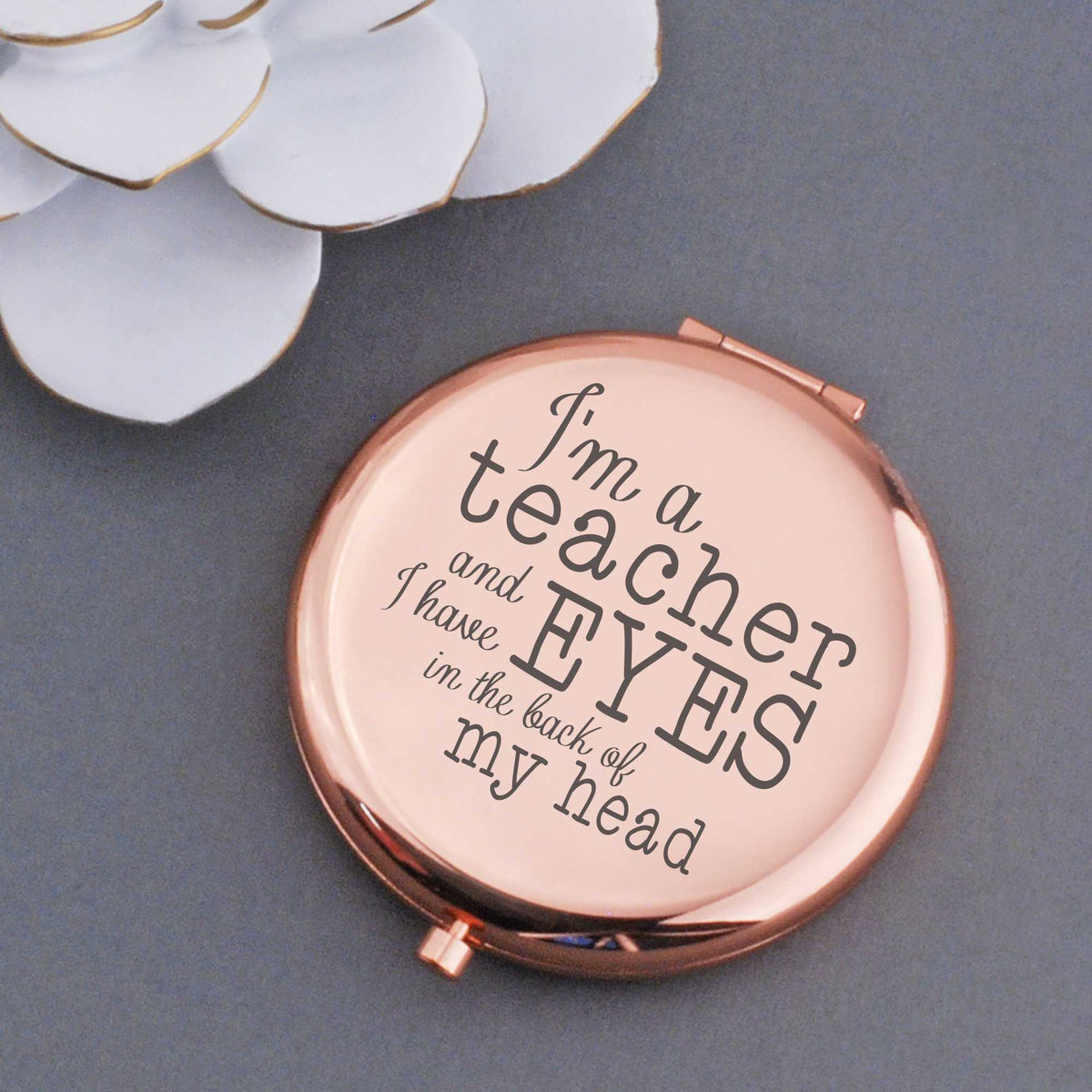 Teacher Pocket Mirror - Eyes on the Back of My Head – Pocket Mirror – Love, Georgie