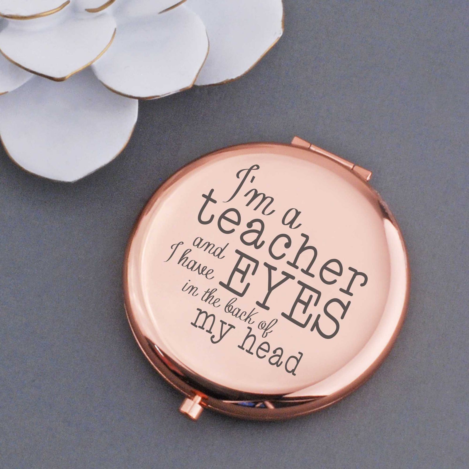 Teacher Pocket Mirror - Eyes on the Back of My Head – Pocket Mirror – Love, Georgie