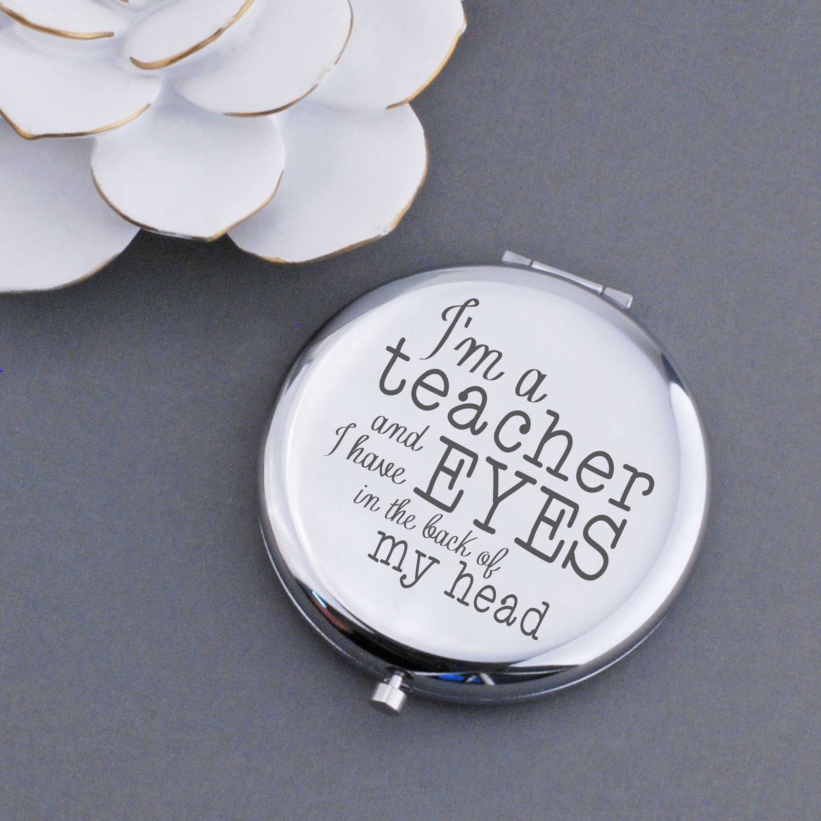Teacher Pocket Mirror - Eyes on the Back of My Head – Pocket Mirror – Love, Georgie