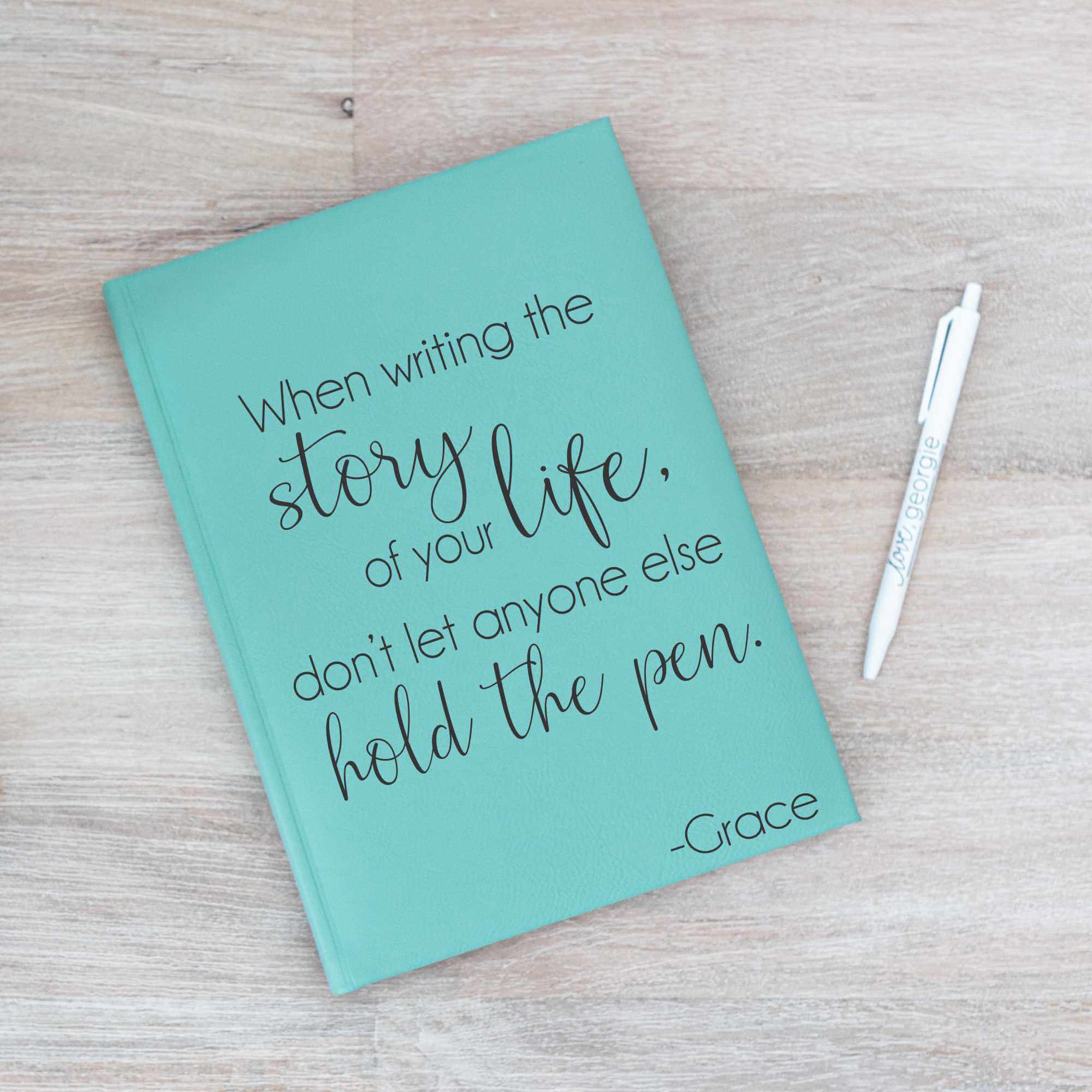 Journal with Name and Quote - Love, Georgie