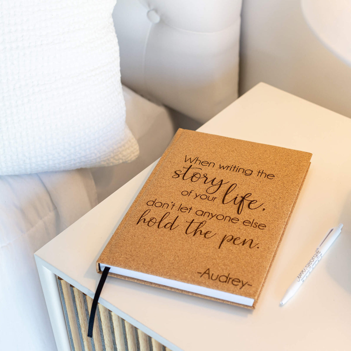 Journal with Name and Quote