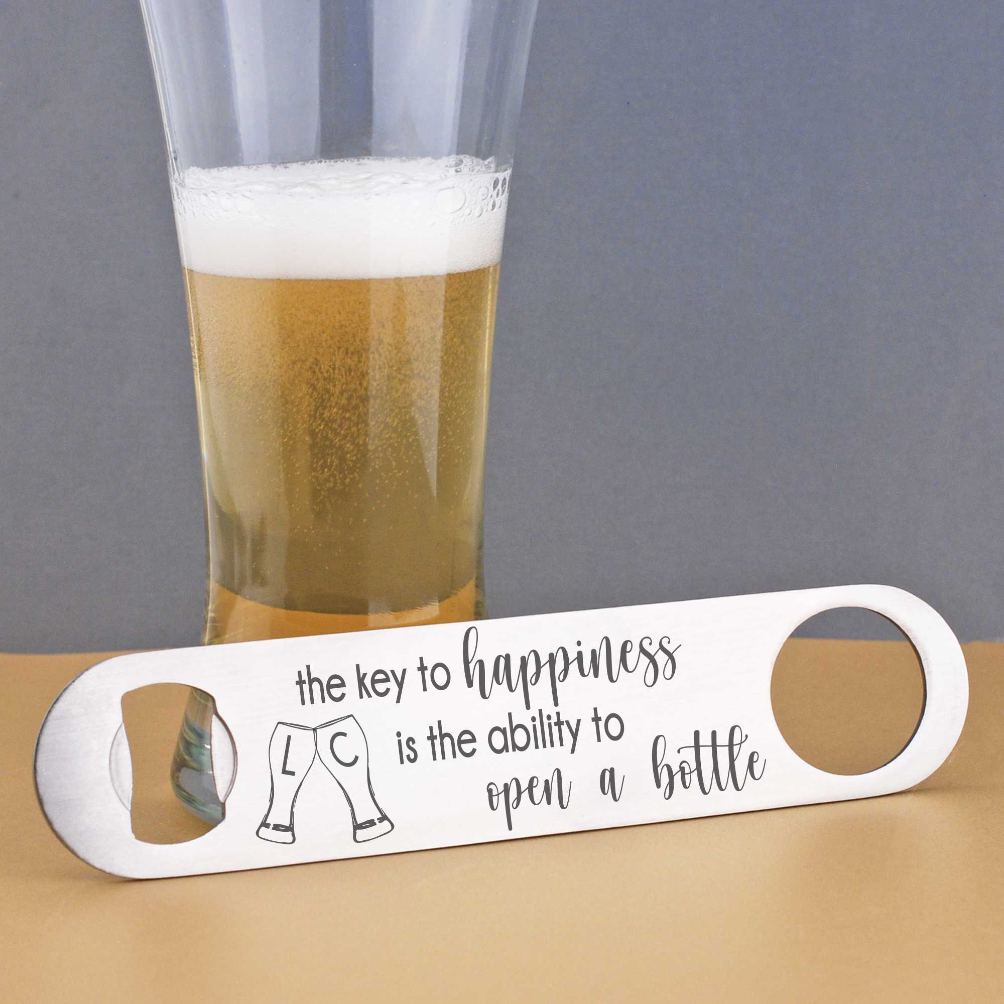 Key to Happiness - Bottle Opener