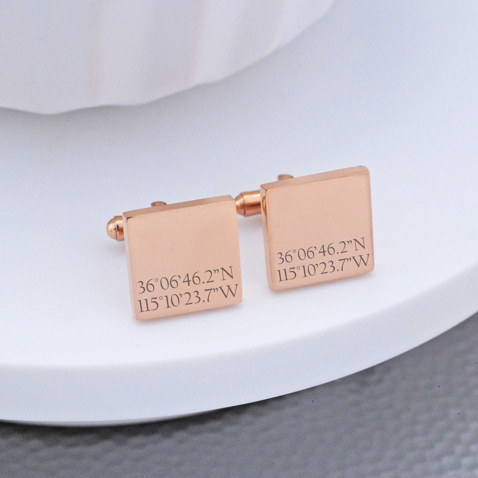 Latitude & Longitude Cufflinks