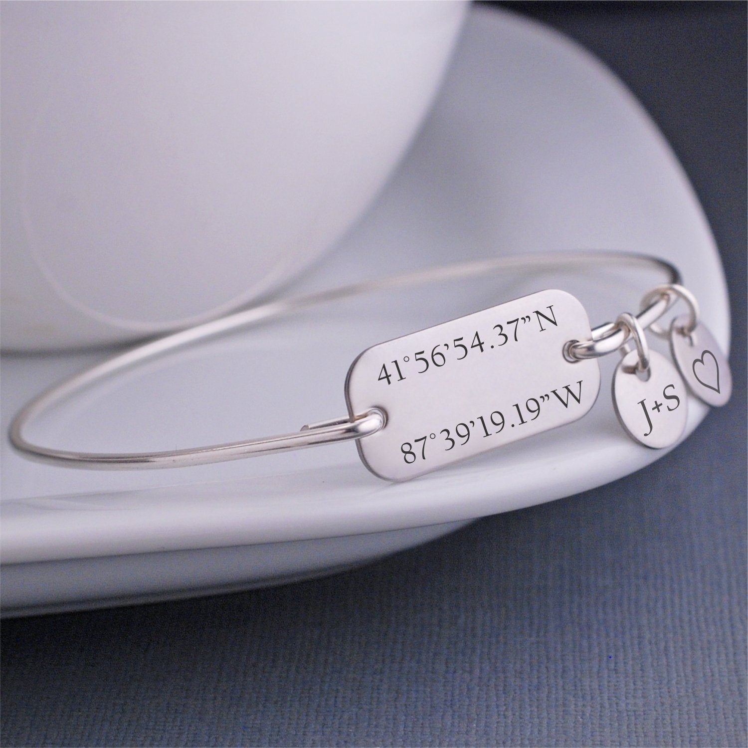 Latitude Longitude Bracelet – bracelet – Love, Georgie