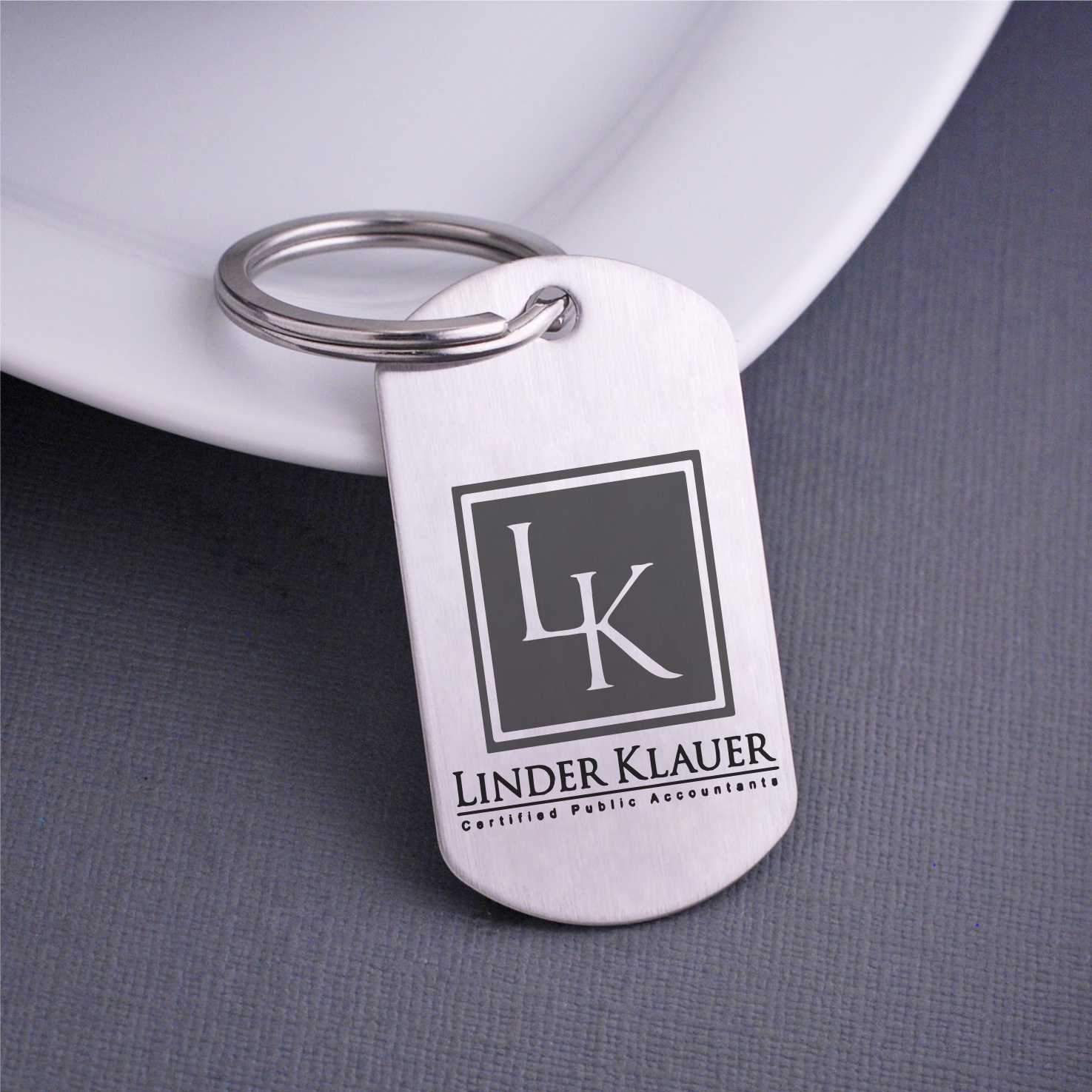 Corporate Logo Keychain – Keychain – Love, Georgie