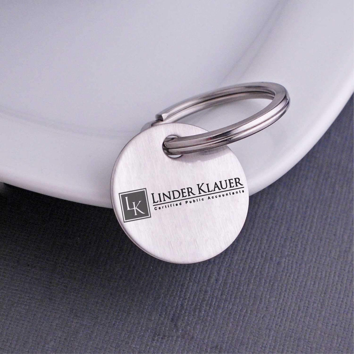 Corporate Logo Keychain – Keychain – Love, Georgie