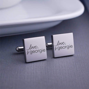 Corporate Logo Cufflinks – Cuff Links – Love, Georgie