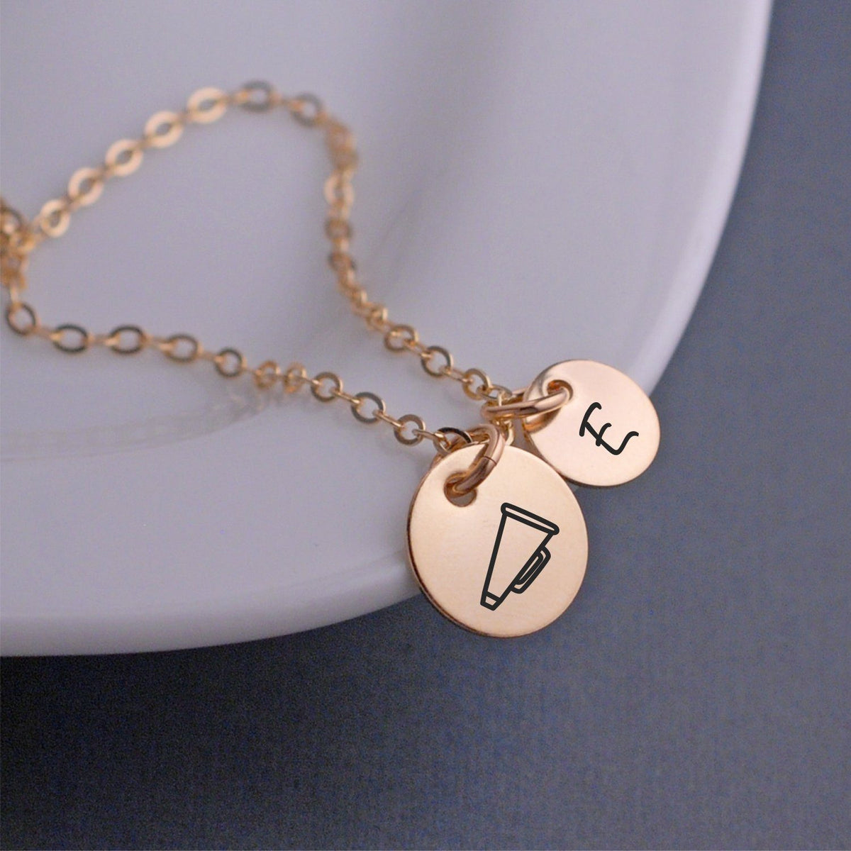 Megaphone Cheerleader Necklace – Necklace – georgiedesigns