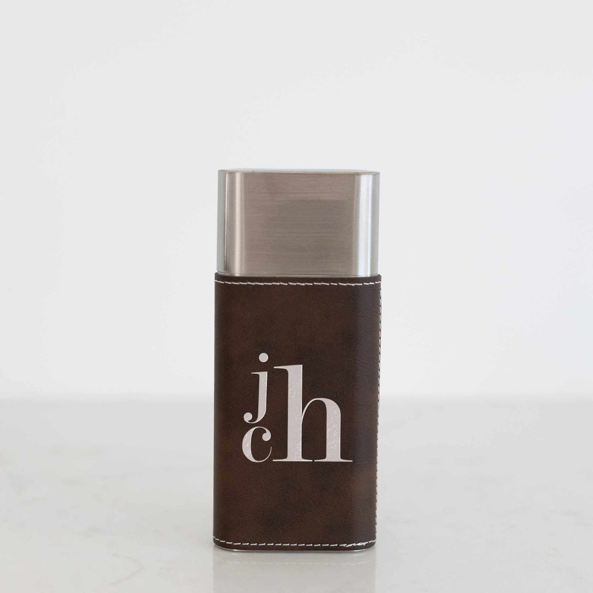 Monogrammed Cigar Case with Cutter