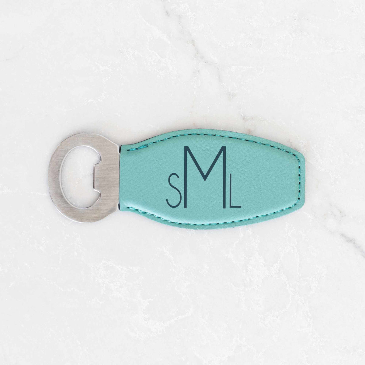 Monogrammed Bottle Opener with Magnet