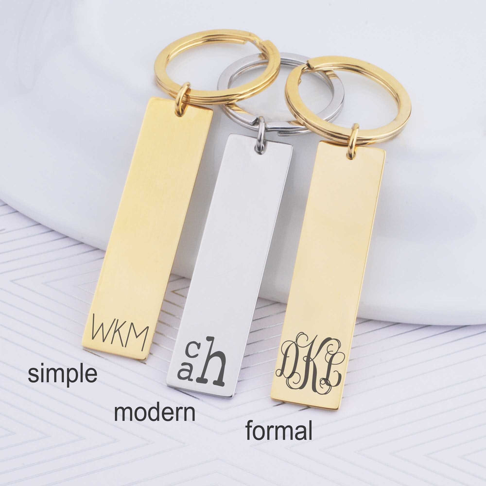 Custom Monogram Keychain | Shop Personalized Keychains - Love, Georgie