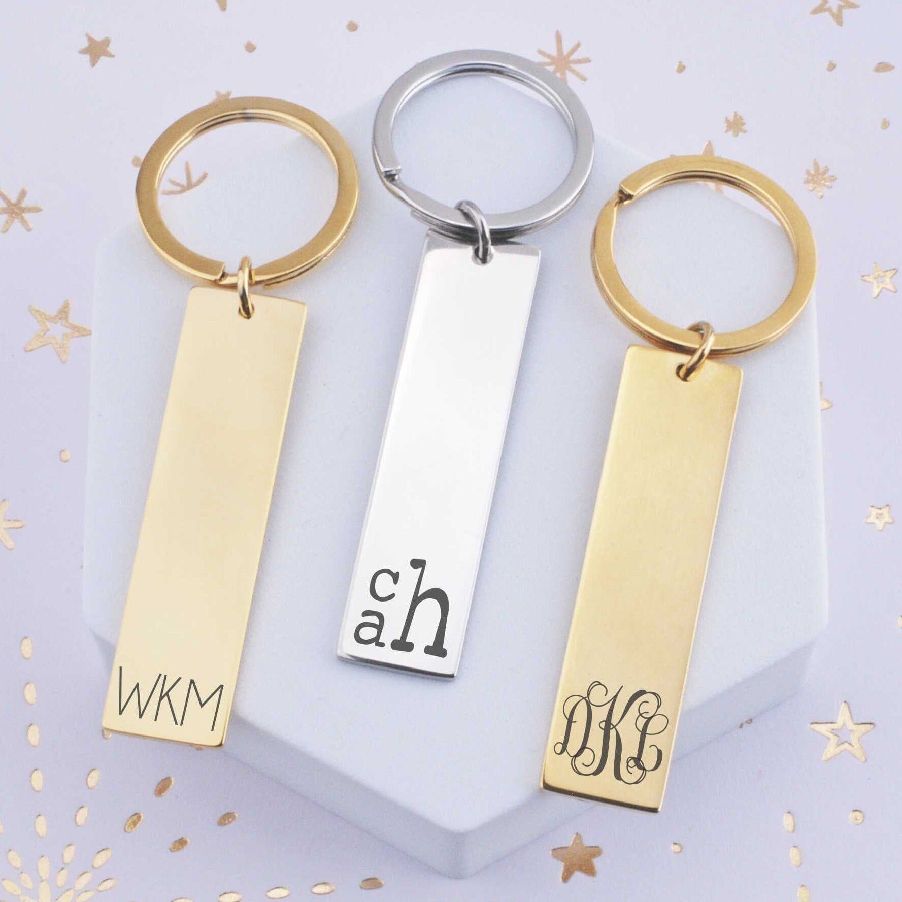Custom Monogram Keychain | Shop Personalized Keychains - Love, Georgie