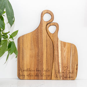 Personalized Wooden Cutting Board For Mother's Day – Stamp Out