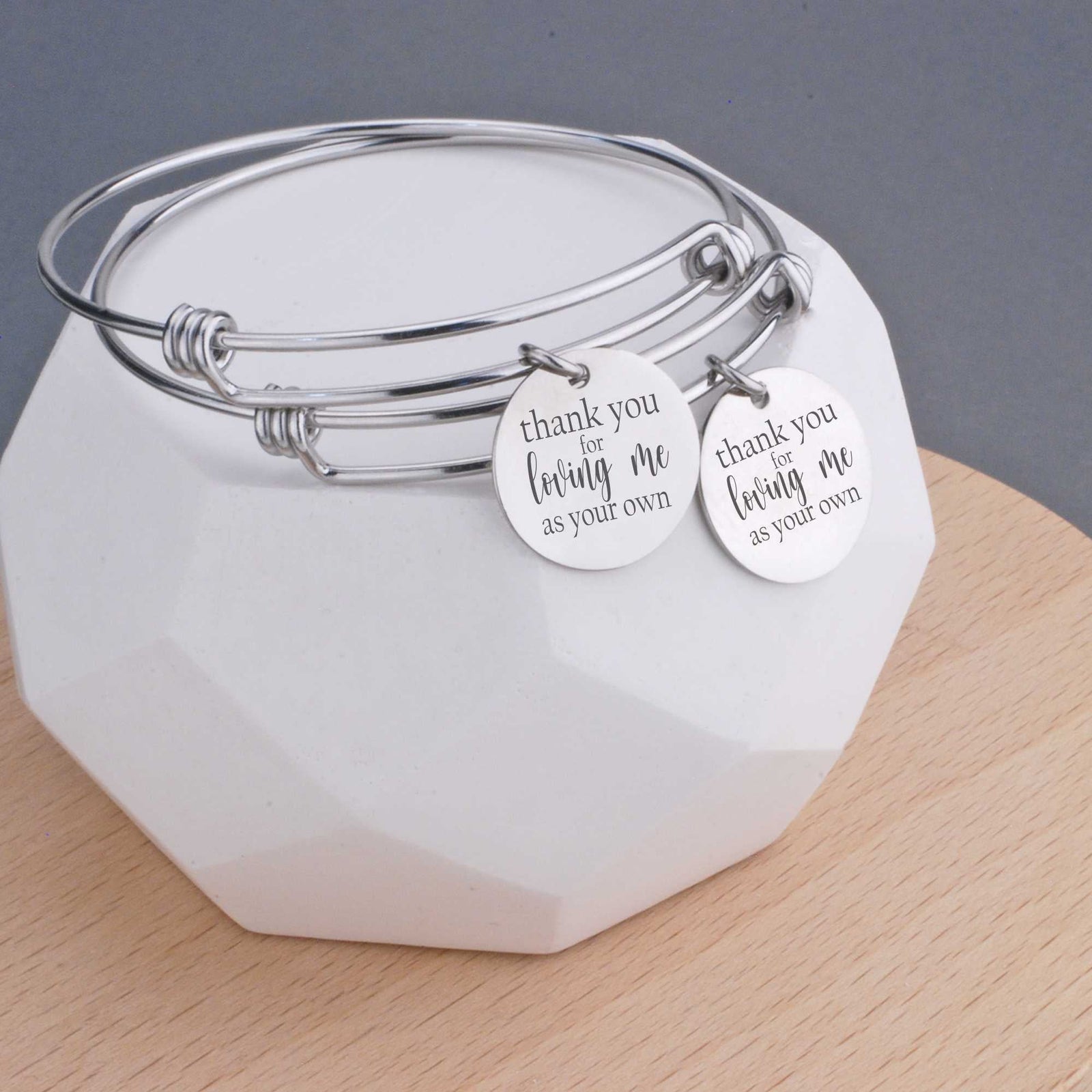 Adjustable Bangle Bracelet - Gift for Stepmother – Bracelet – Love, Georgie
