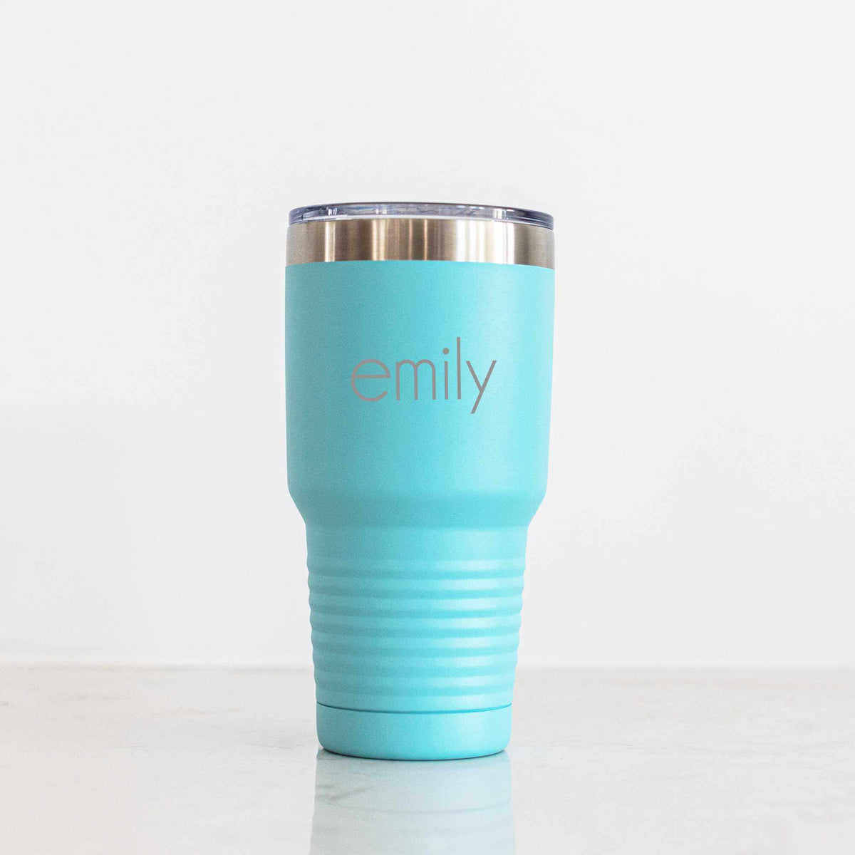 Jags Teal Textured Wording Tumbler With Gold Straw