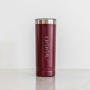 Insulated Skinny Tumbler - Personalized with Name - 22 oz.