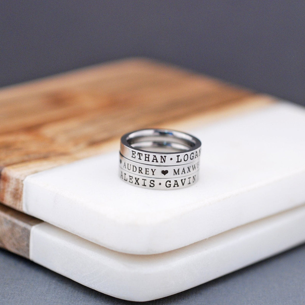 Name Ring - 3mm – Ring – Love, Georgie