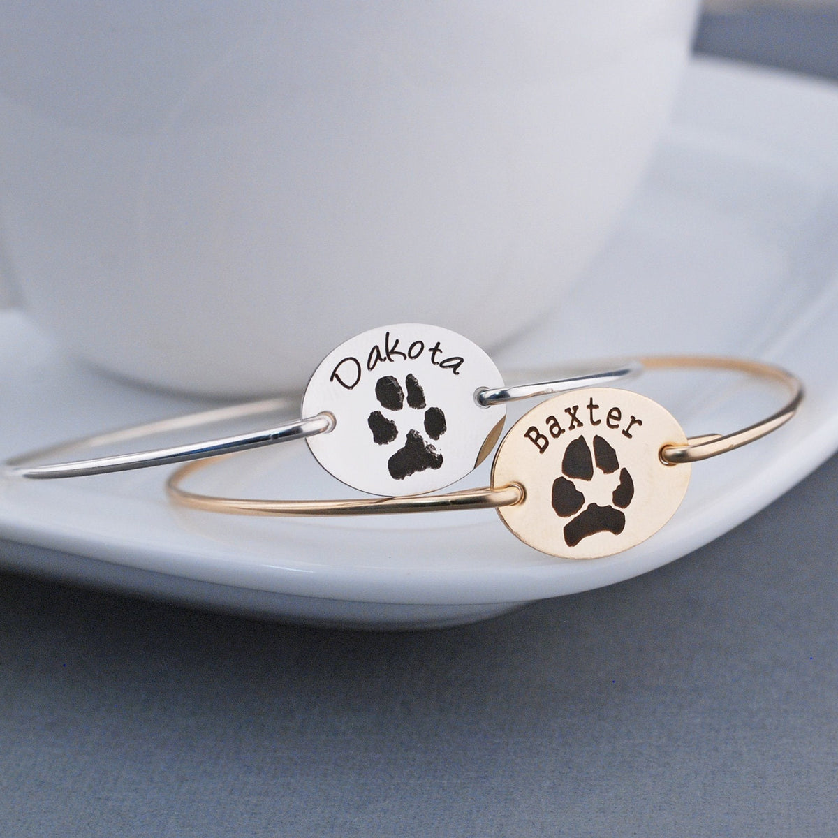 Your Pet's Paw Print Bracelet – bracelet – Love, Georgie
