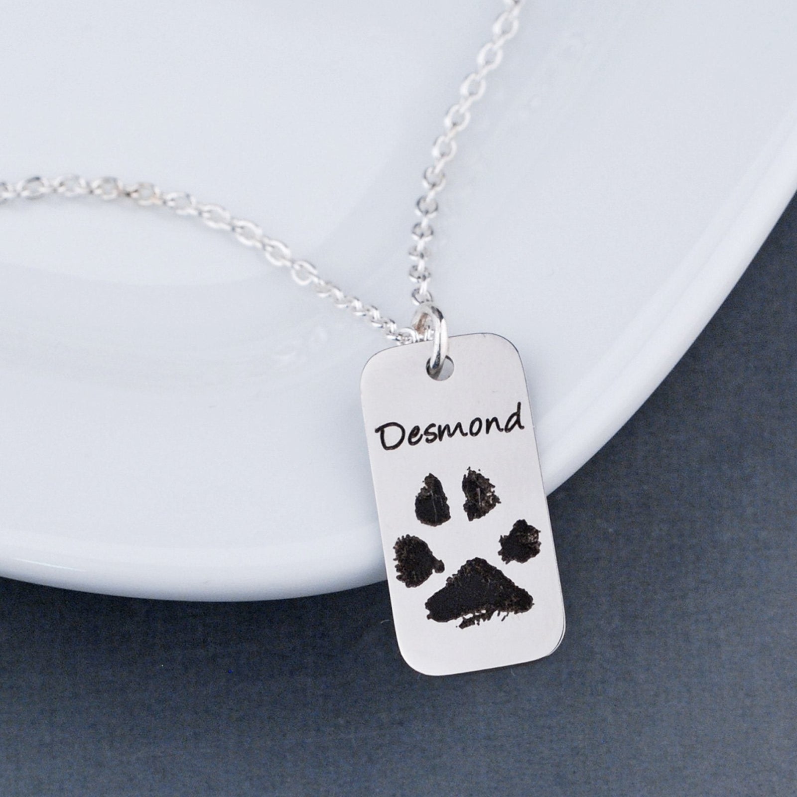 Your Pet's Paw Print Necklace – Necklace – Love, Georgie
