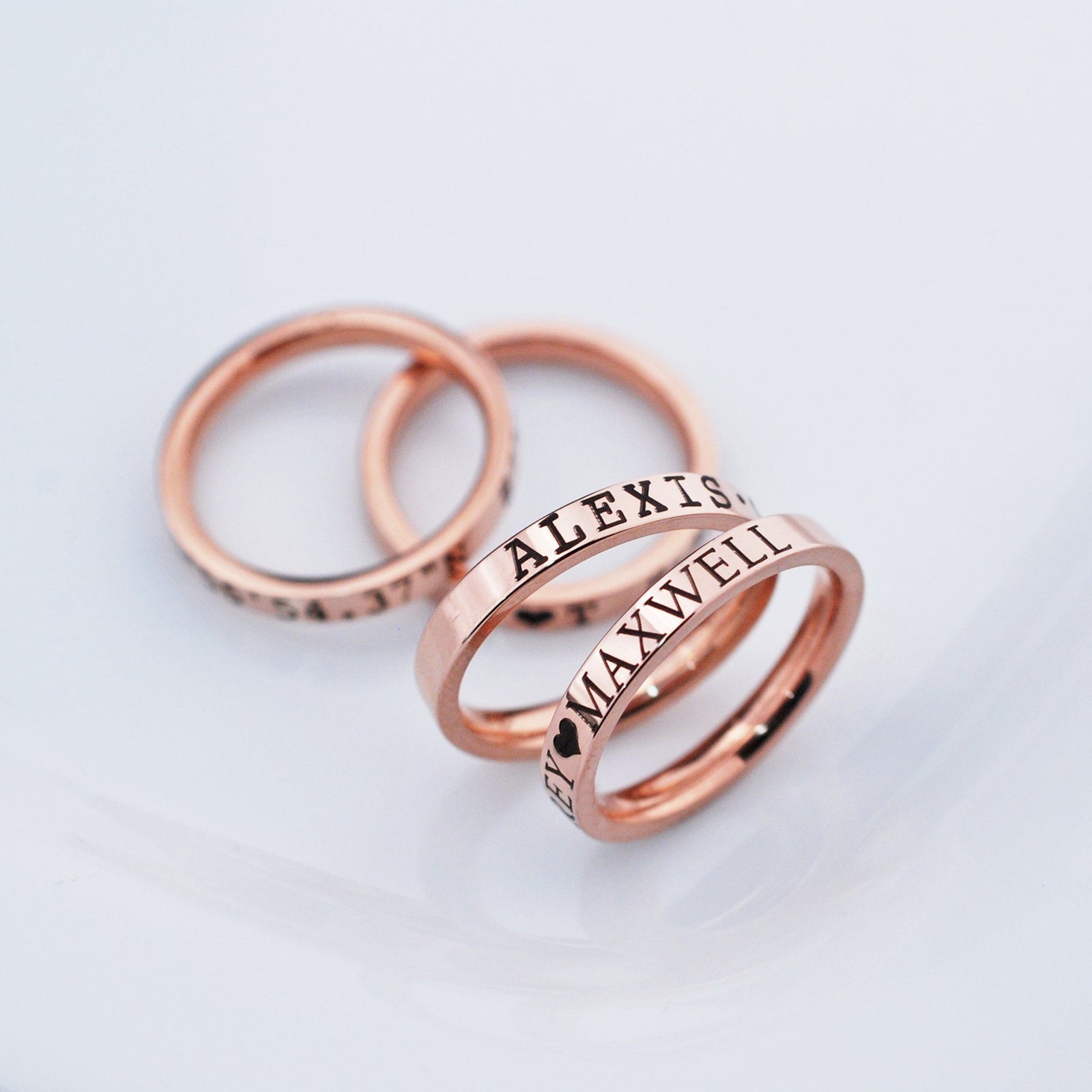 Name Ring - 3mm – Ring – Love, Georgie