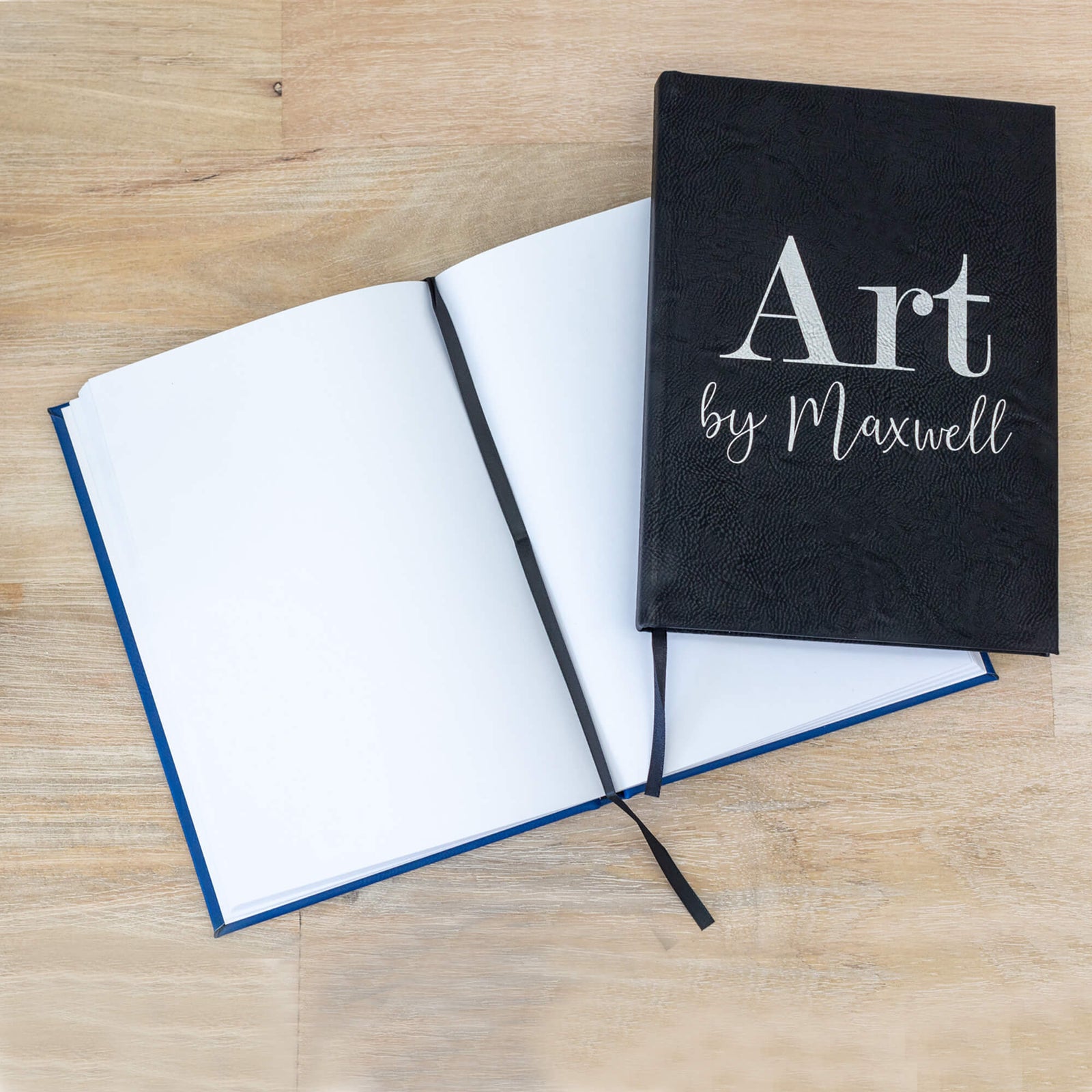 Art by [Name] - Vegan Leather Sketchbook