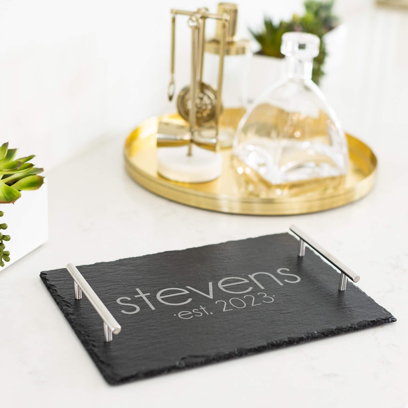 Slate Serving Tray or Charcuterie Board - 10 x 13.75 inches