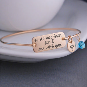 So Do Not Fear For I Am With You Bracelet – bracelet – Love, Georgie